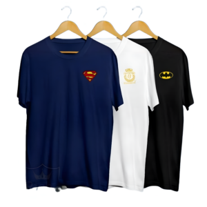 premium iconic graphic t shirts (pack of 3)