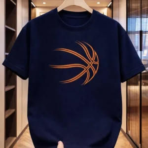 printed basketball graphic t shirt