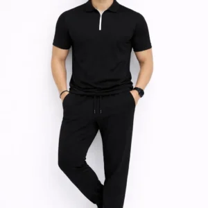 men black slim fit track suit set